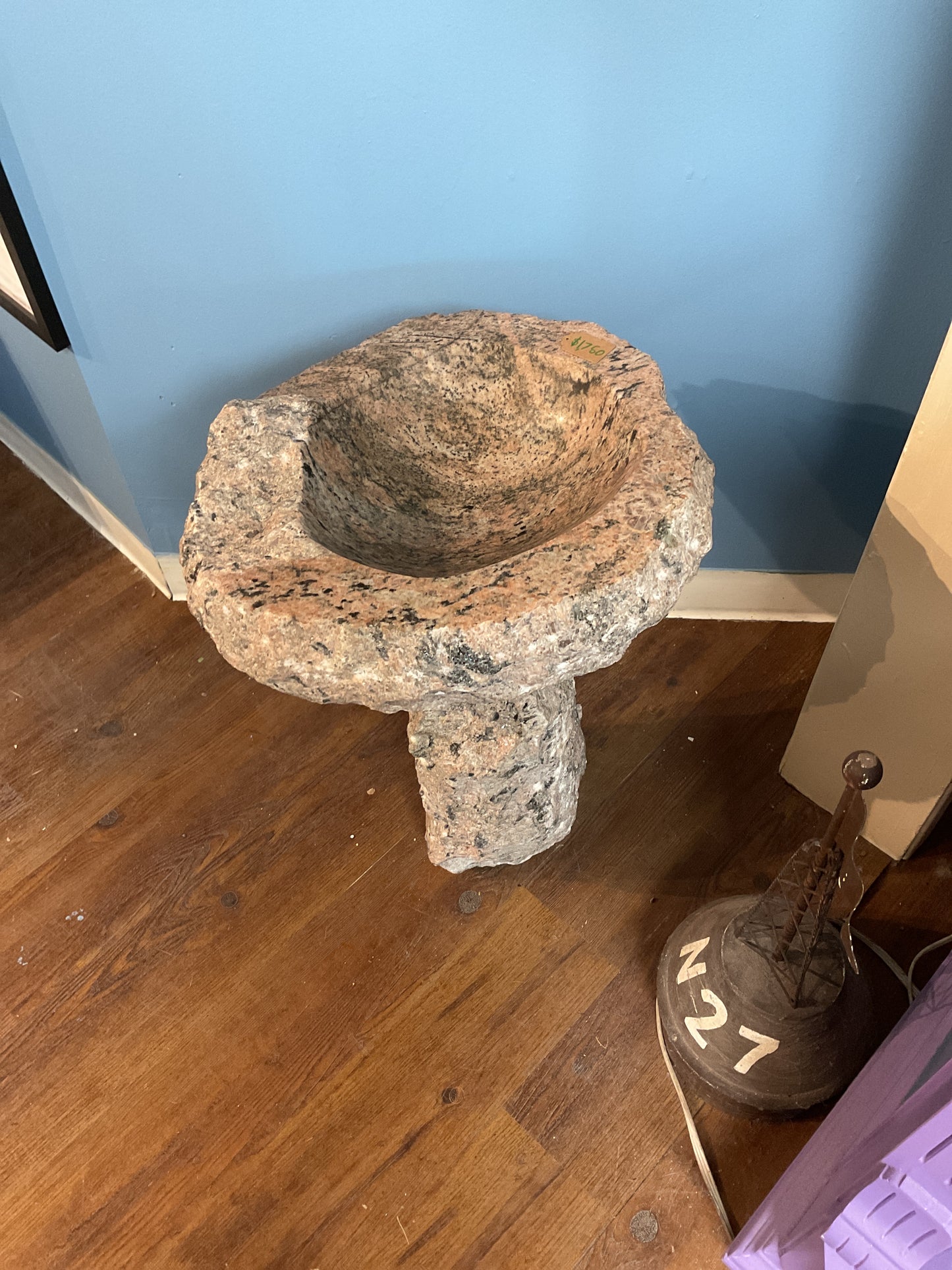 Lydford Cut Stone Bird Bath