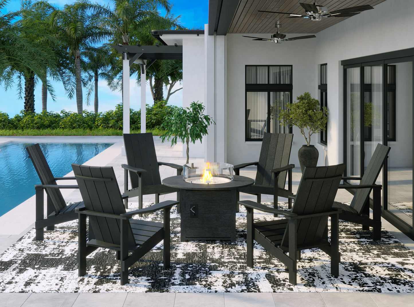 46″ Round Fire Table - FT02