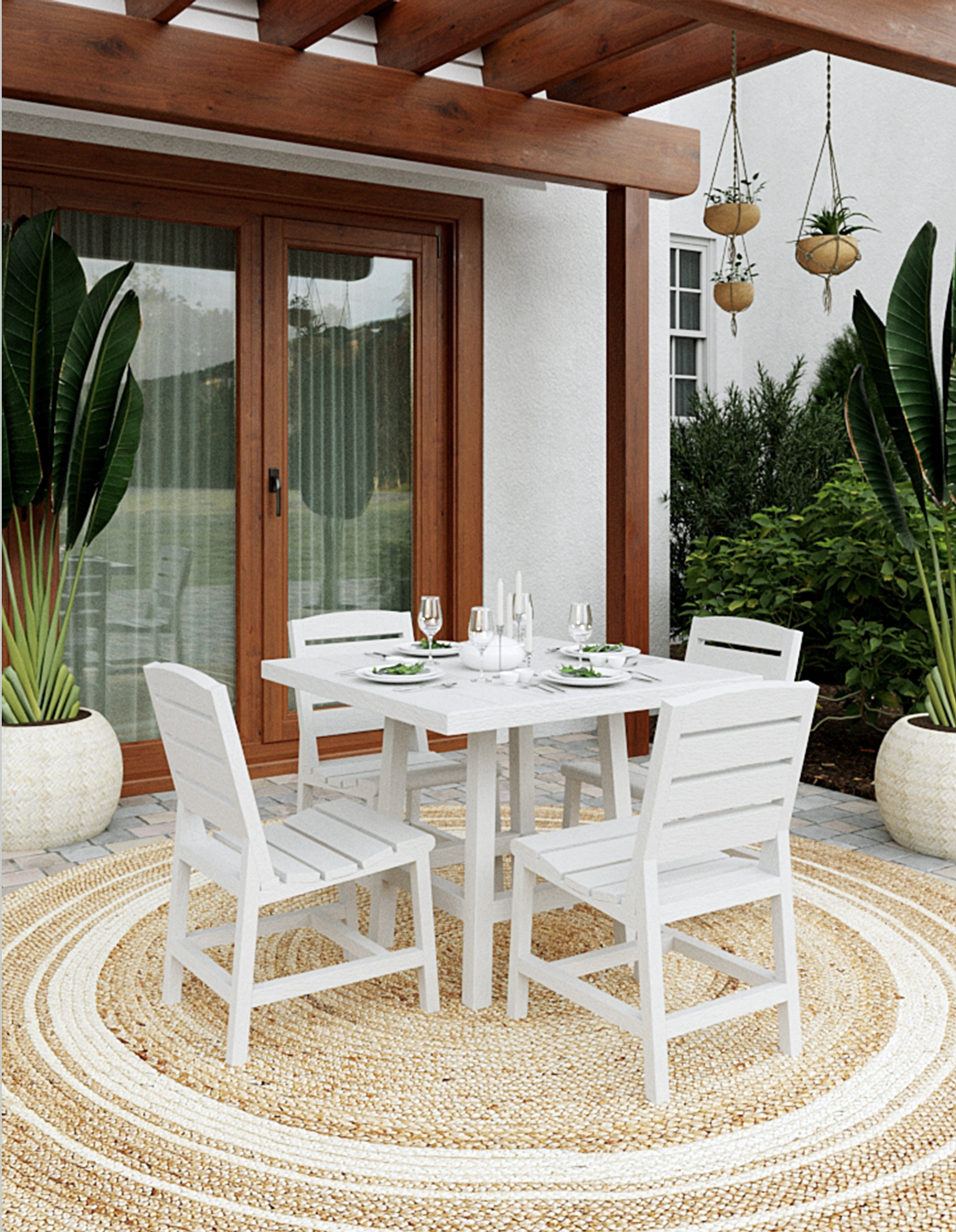 40 square deals patio table