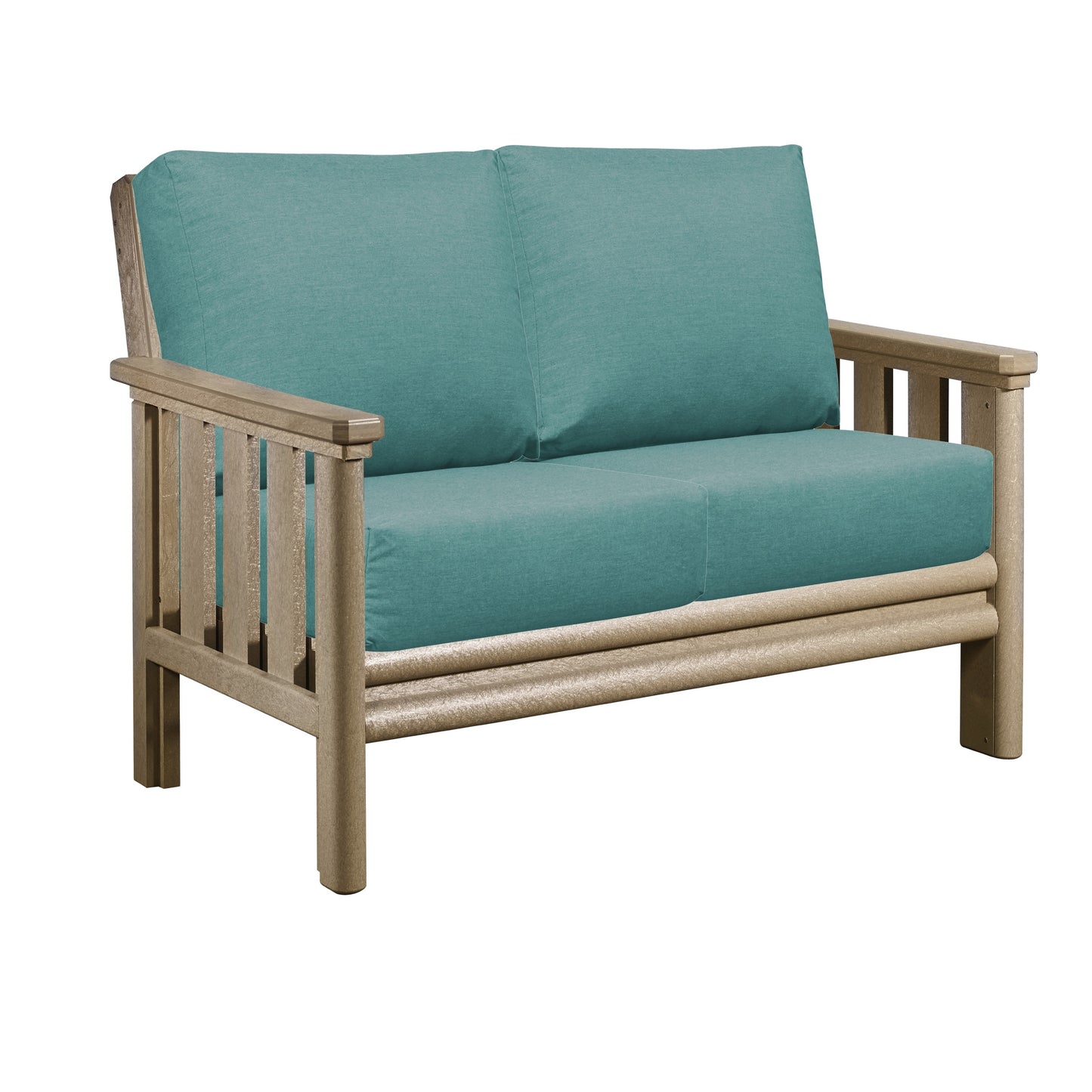 Stratford Loveseat BEIGE FRAME WITH CUSHIONS - DSF262