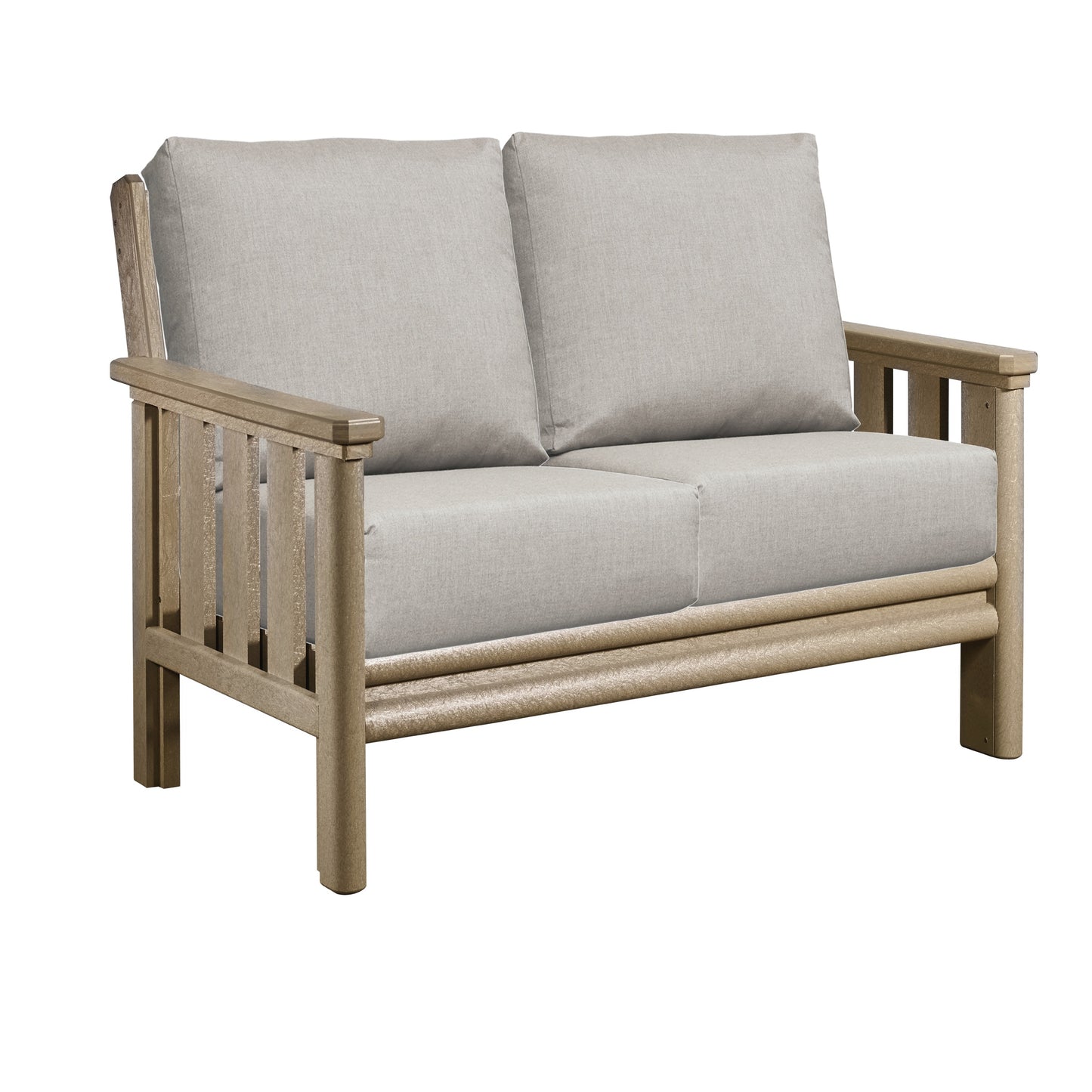 Stratford Loveseat BEIGE FRAME WITH CUSHIONS - DSF262