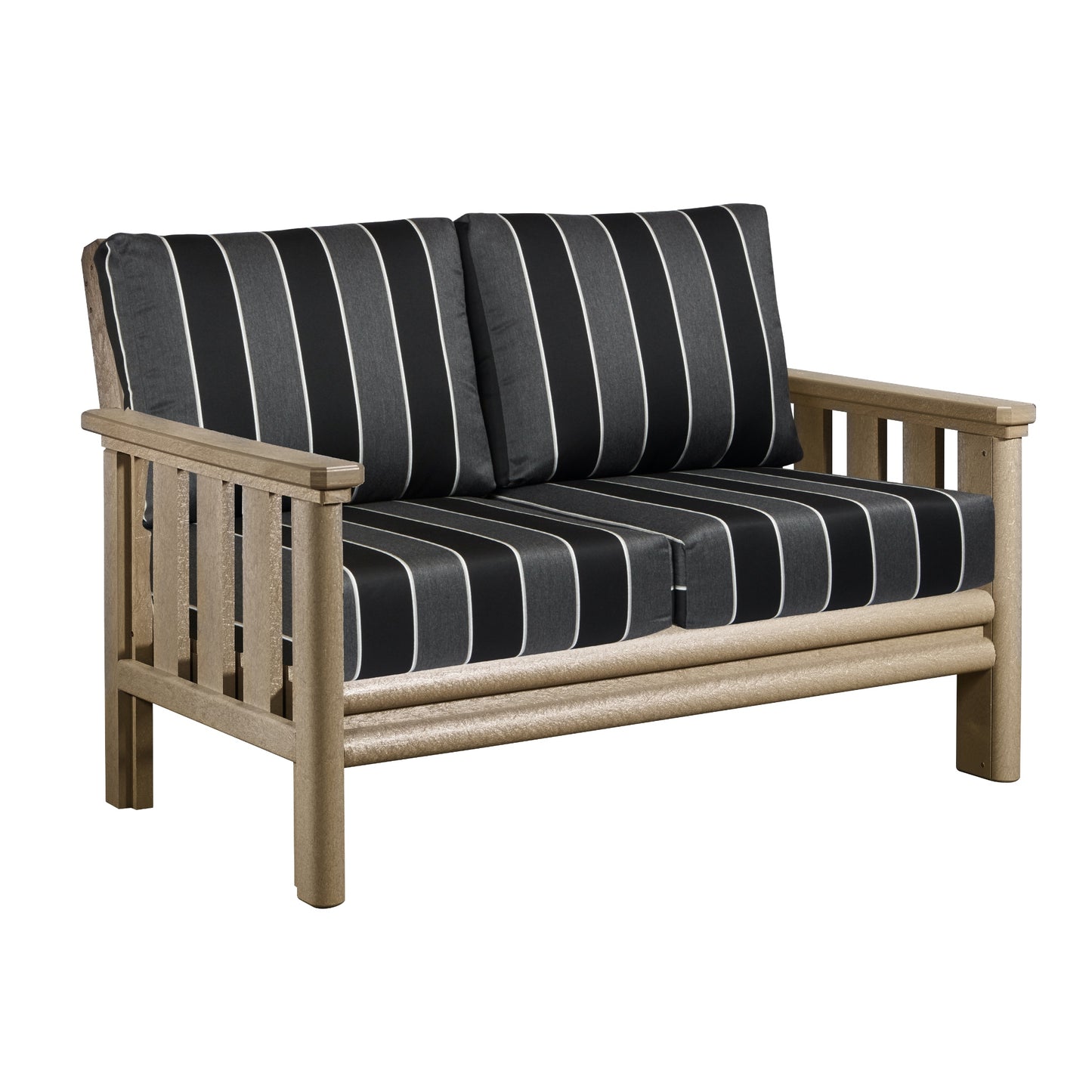 Stratford Loveseat BEIGE FRAME WITH CUSHIONS - DSF262