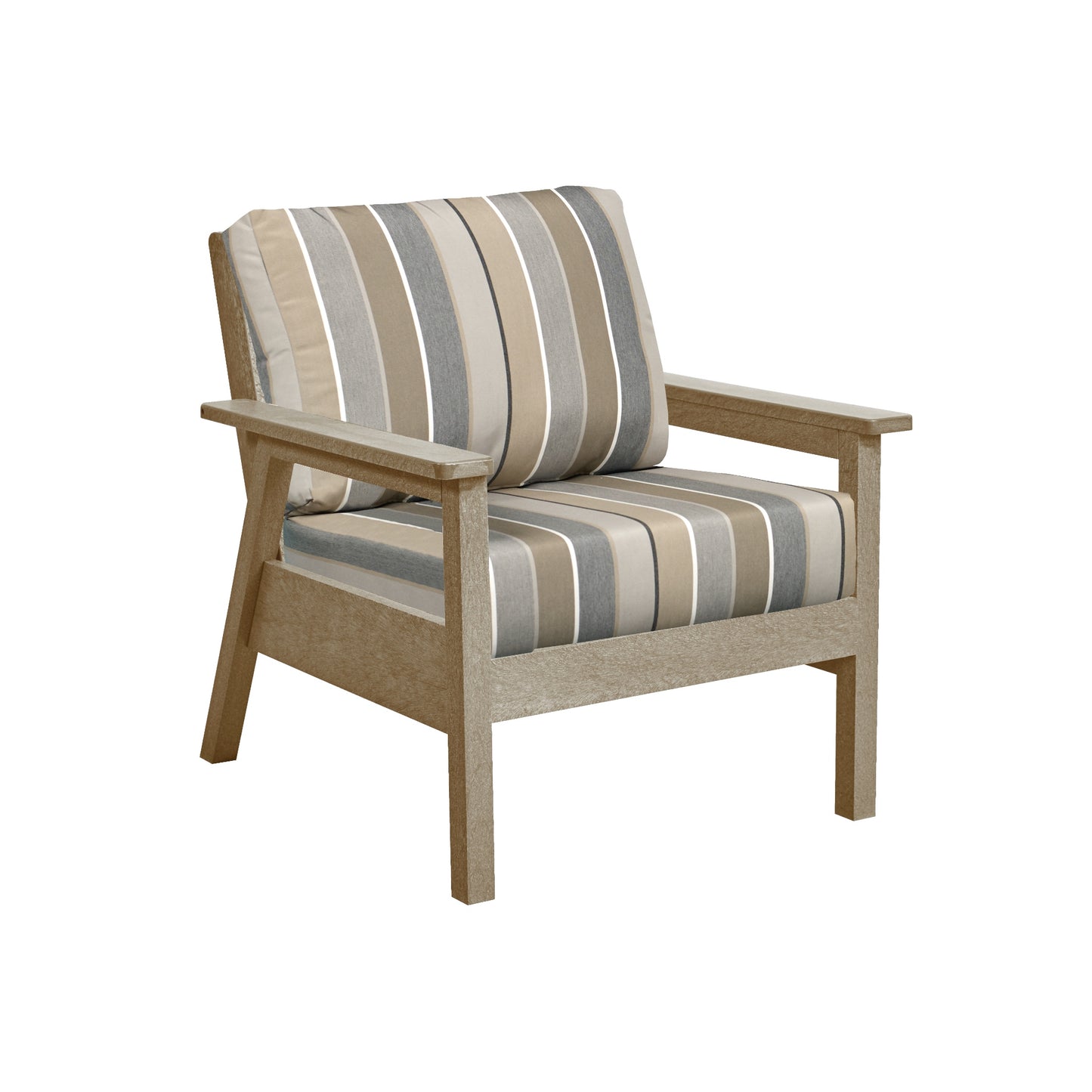 Tofino Chair BEIGE FRAME WITH CUSHIONS - DSF281 [DSF241}