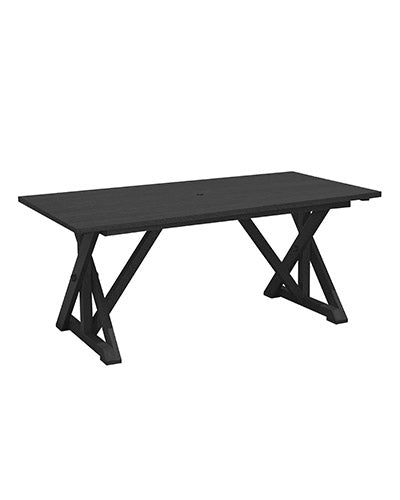 Harvest Dining Table w/ 2" Umbrella Hole - T203