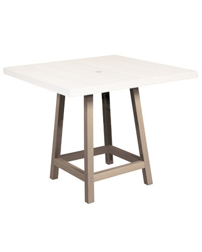 40" Square Pub Table Top with 40" Premium Pub Table Legs - TT13/TB23