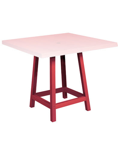 40" Square Pub Table Top with 40" Premium Pub Table Legs - TT13/TB23