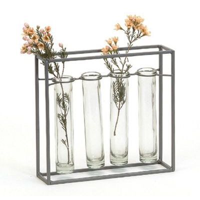 GLASS & METAL VASES