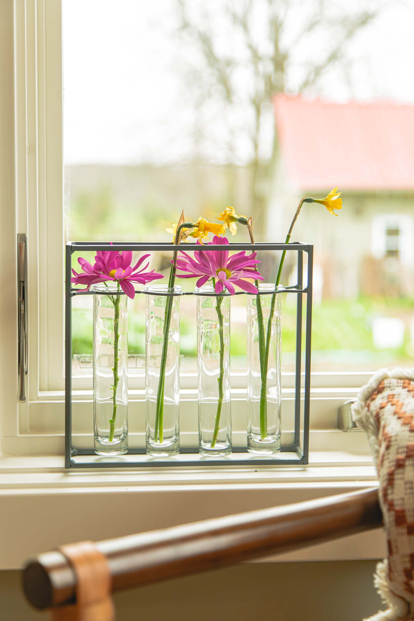 GLASS & METAL VASES