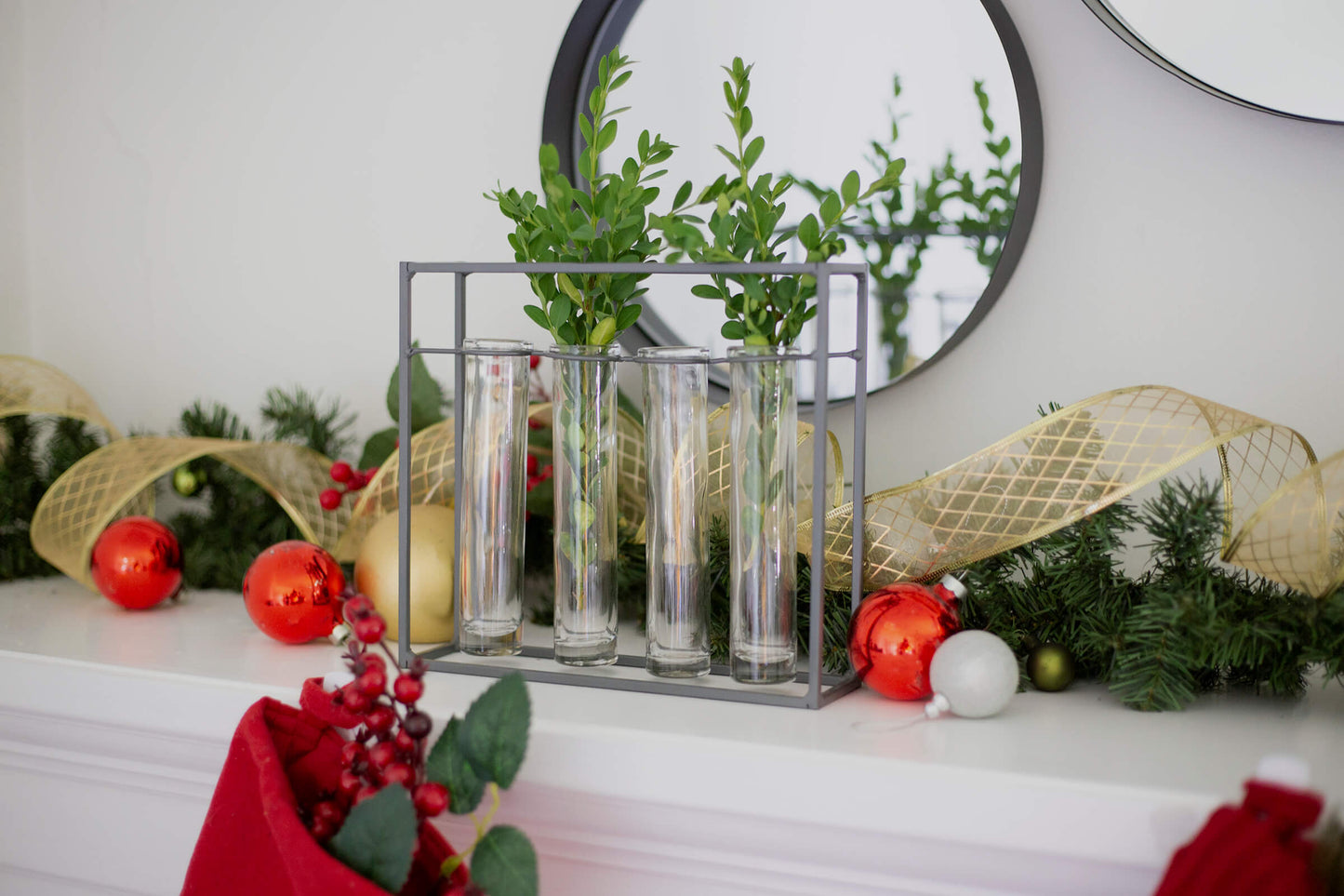 GLASS & METAL VASES