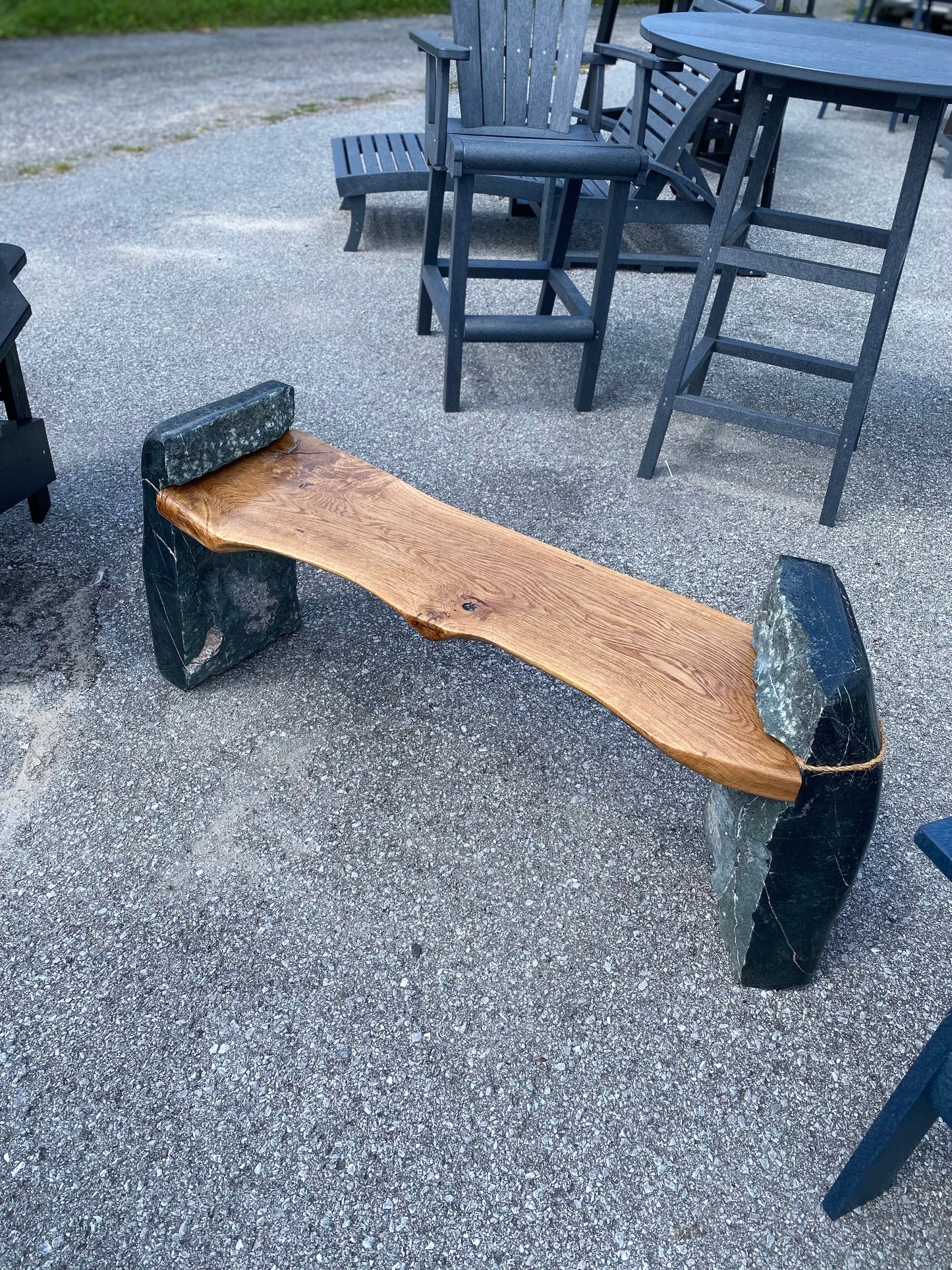 Lydford Cut Stone Bench