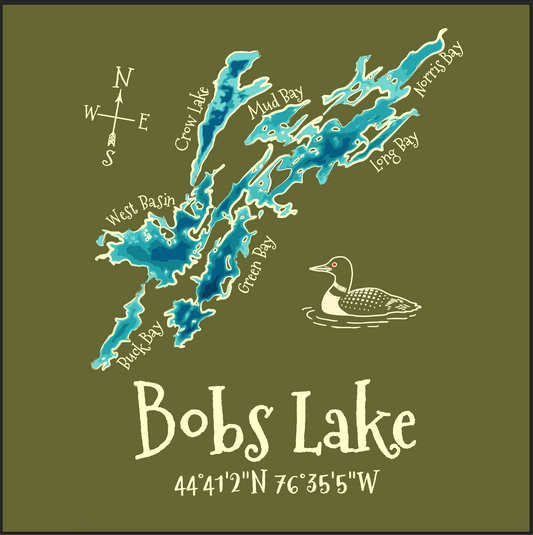 Bobs Lake Full Zip Hoodie