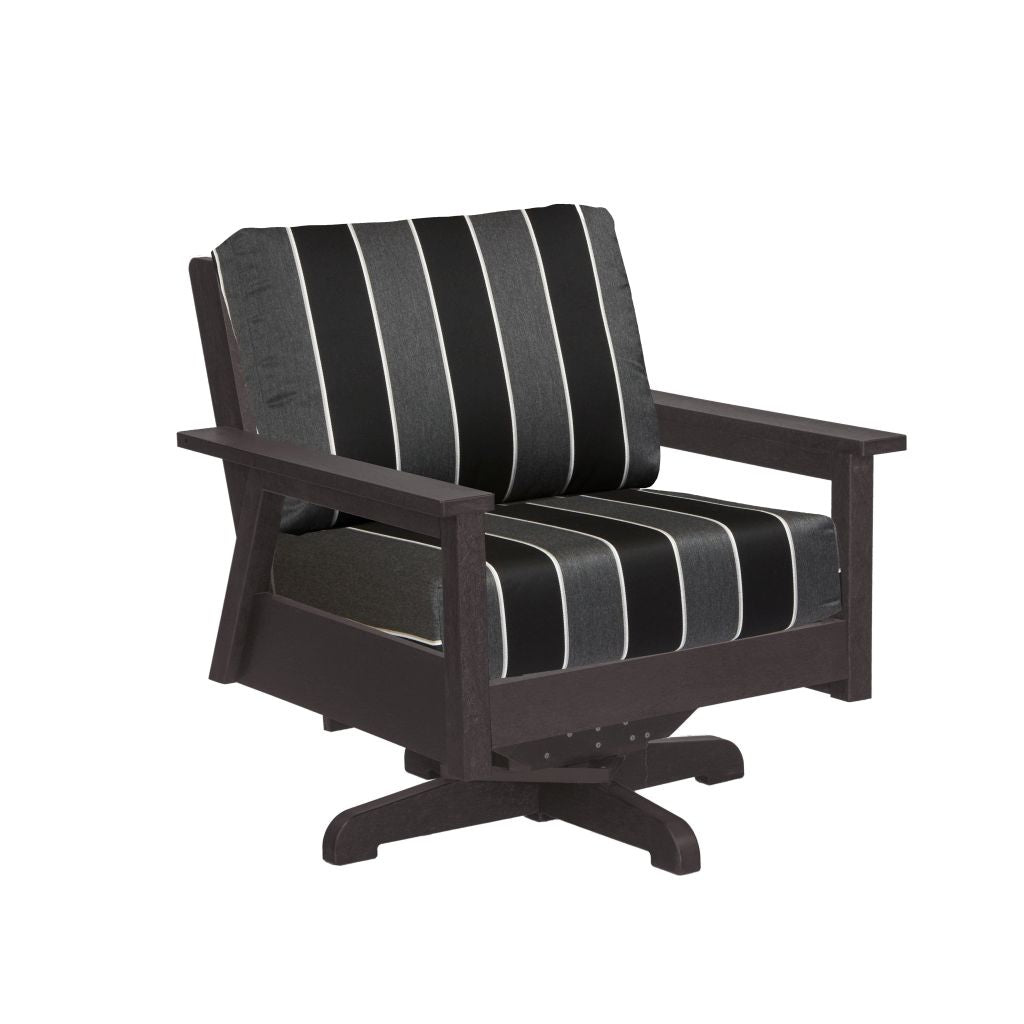 Tofino Swivel Arm Chair with Cushions- DSF284