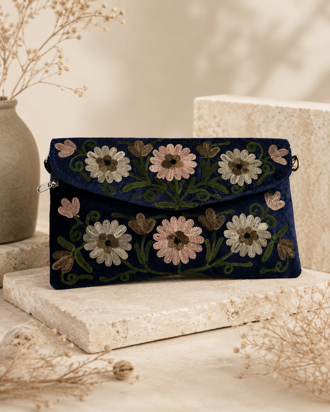 Meet Kraft Sling Evening Bag