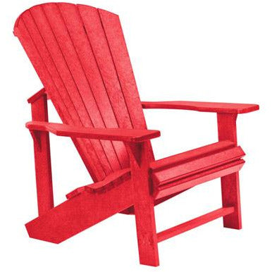 This chair has been ergonomically designed with you in mind. Our Adirondack sits deep with a contoured seat and back, for the comfort you would expect in an Adirondack Chair.