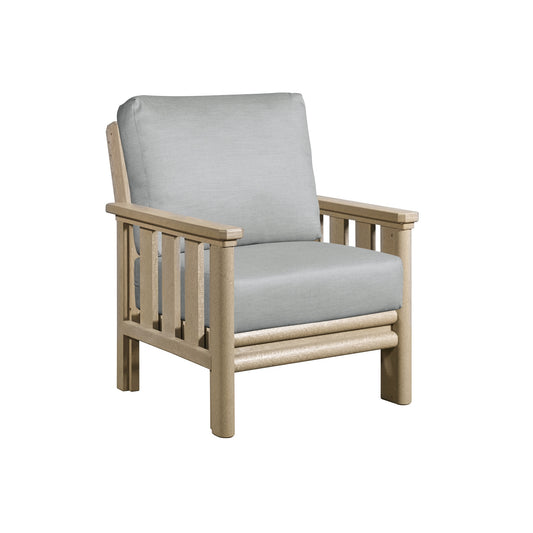 Stratford Arm Chair - BEIGE FRAME WITH CUSHIONS - DSF261-07 [DSF141]