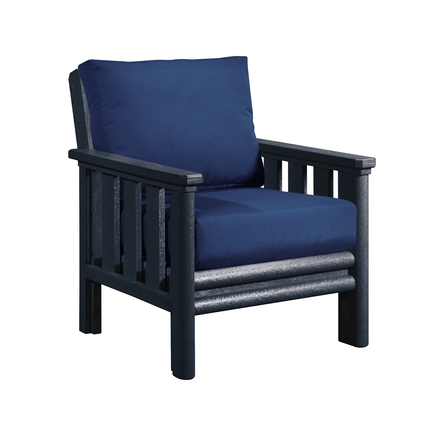 Stratford Arm Chair - BLACK FRAME WITH CUSHIONS - DSF261-14 [DSF141]
