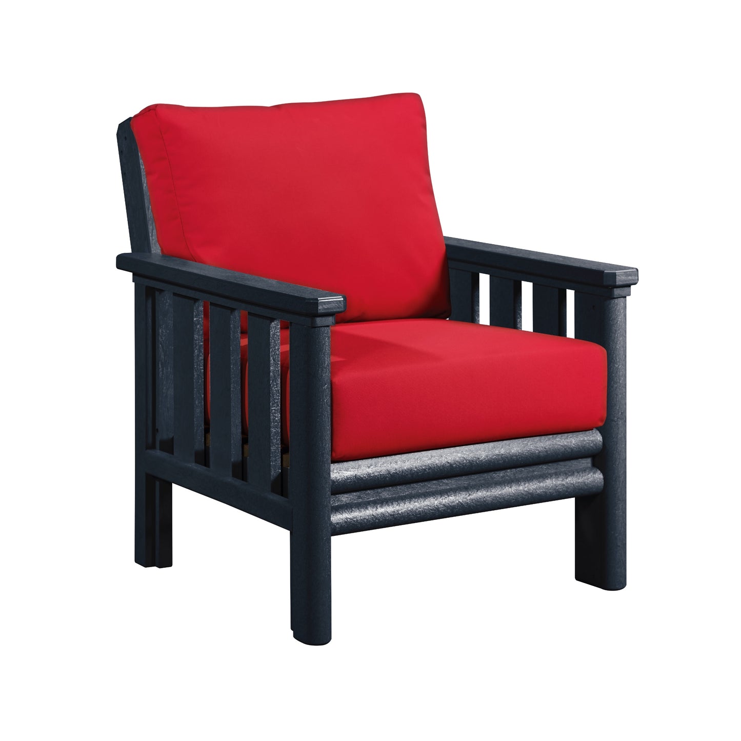 Stratford Arm Chair - BLACK FRAME WITH CUSHIONS - DSF261-14 [DSF141]