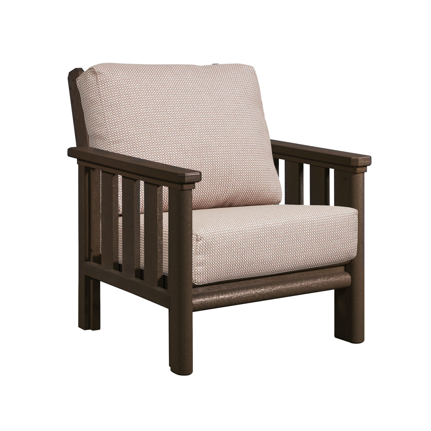 Stratford Arm Chair - CHOCOLATE FRAME WITH CUSHIONS - DSF261-16 [DSF141]