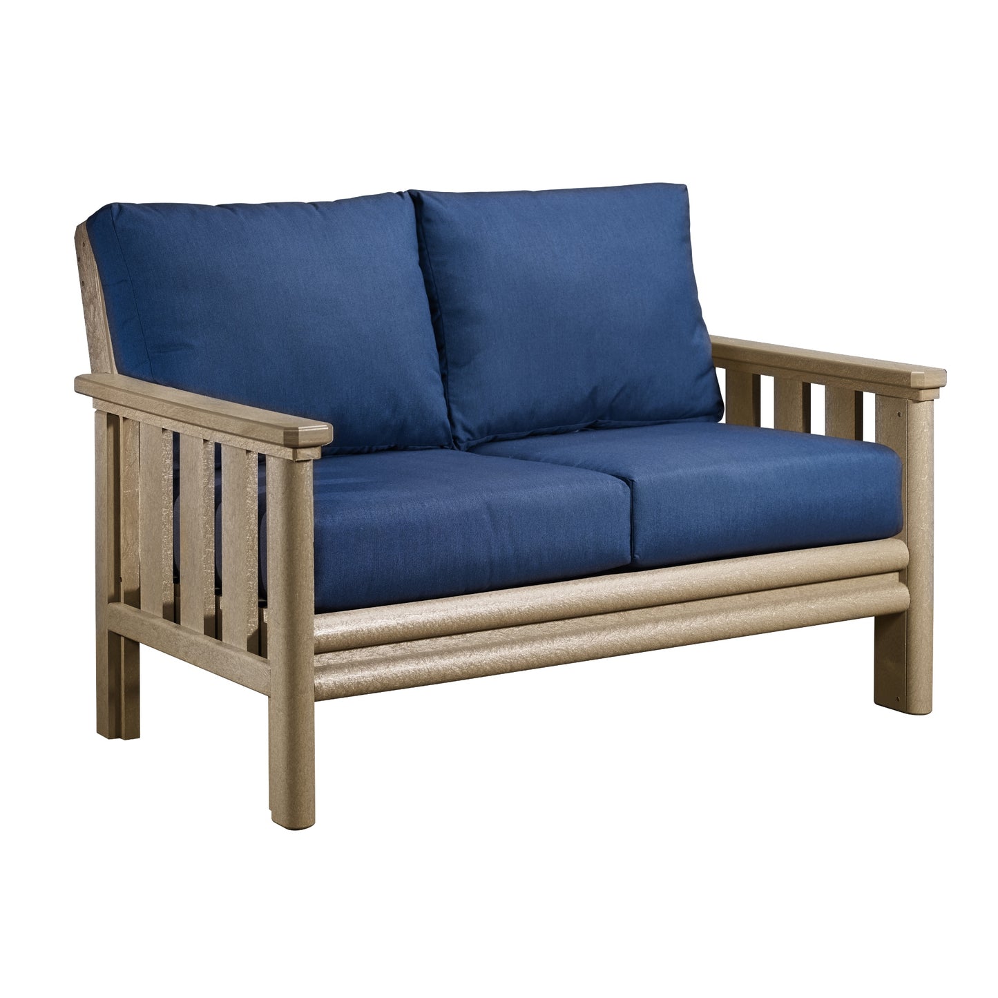 Stratford Loveseat BEIGE FRAME WITH CUSHIONS - DSF262