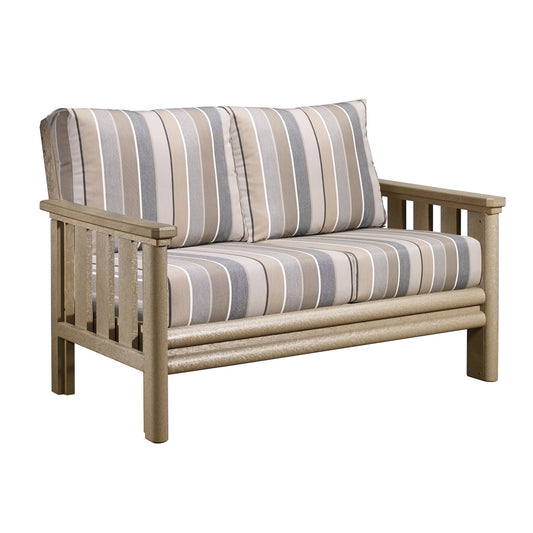 Stratford Loveseat BEIGE FRAME WITH CUSHIONS - DSF262