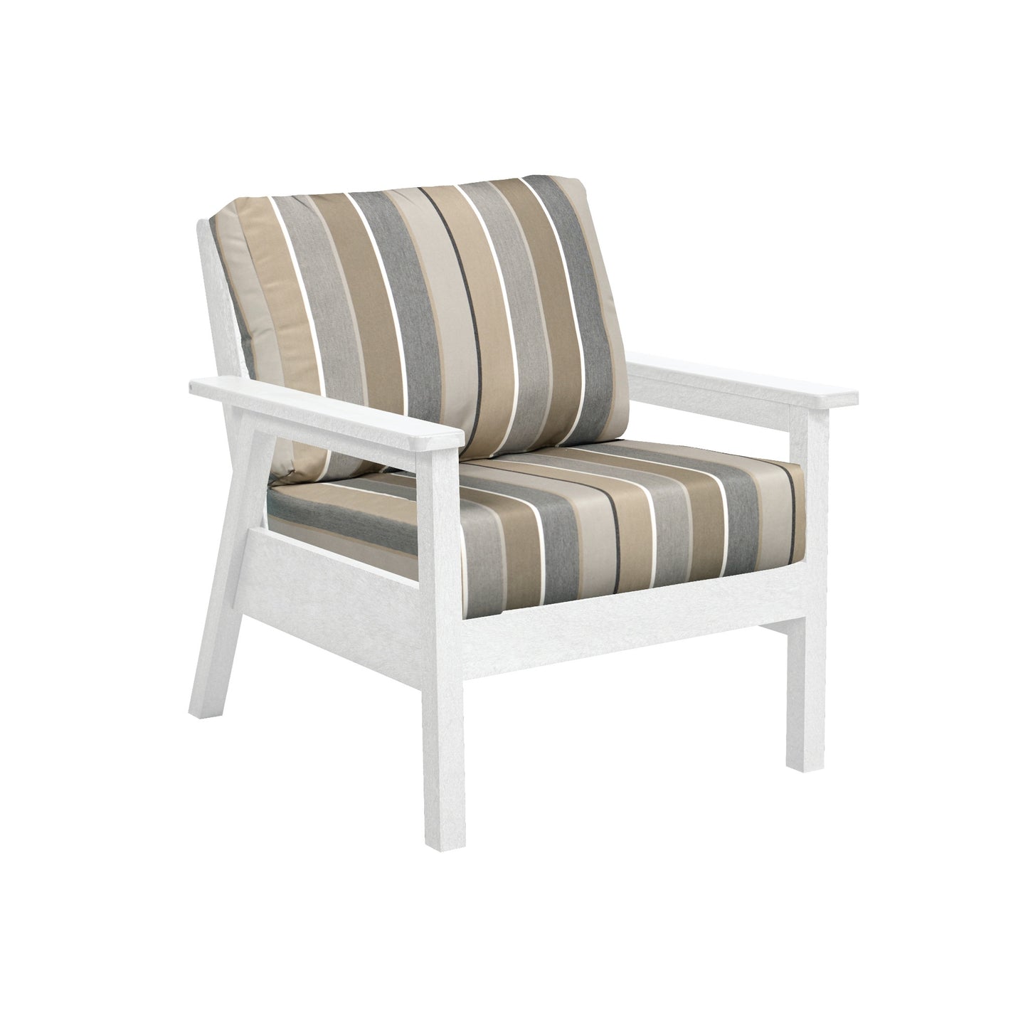 Tofino Chair WHITE FRAME WITH CUSHIONS - DSF281 [DSF241]