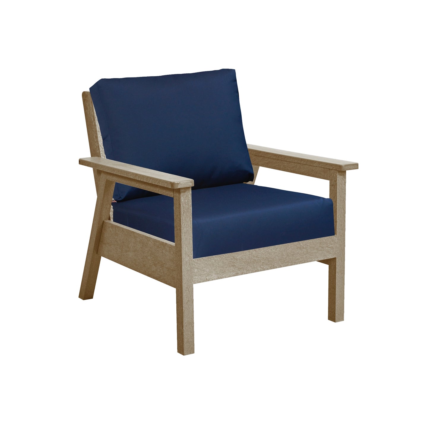 Tofino Chair BEIGE FRAME WITH CUSHIONS - DSF281 [DSF241}