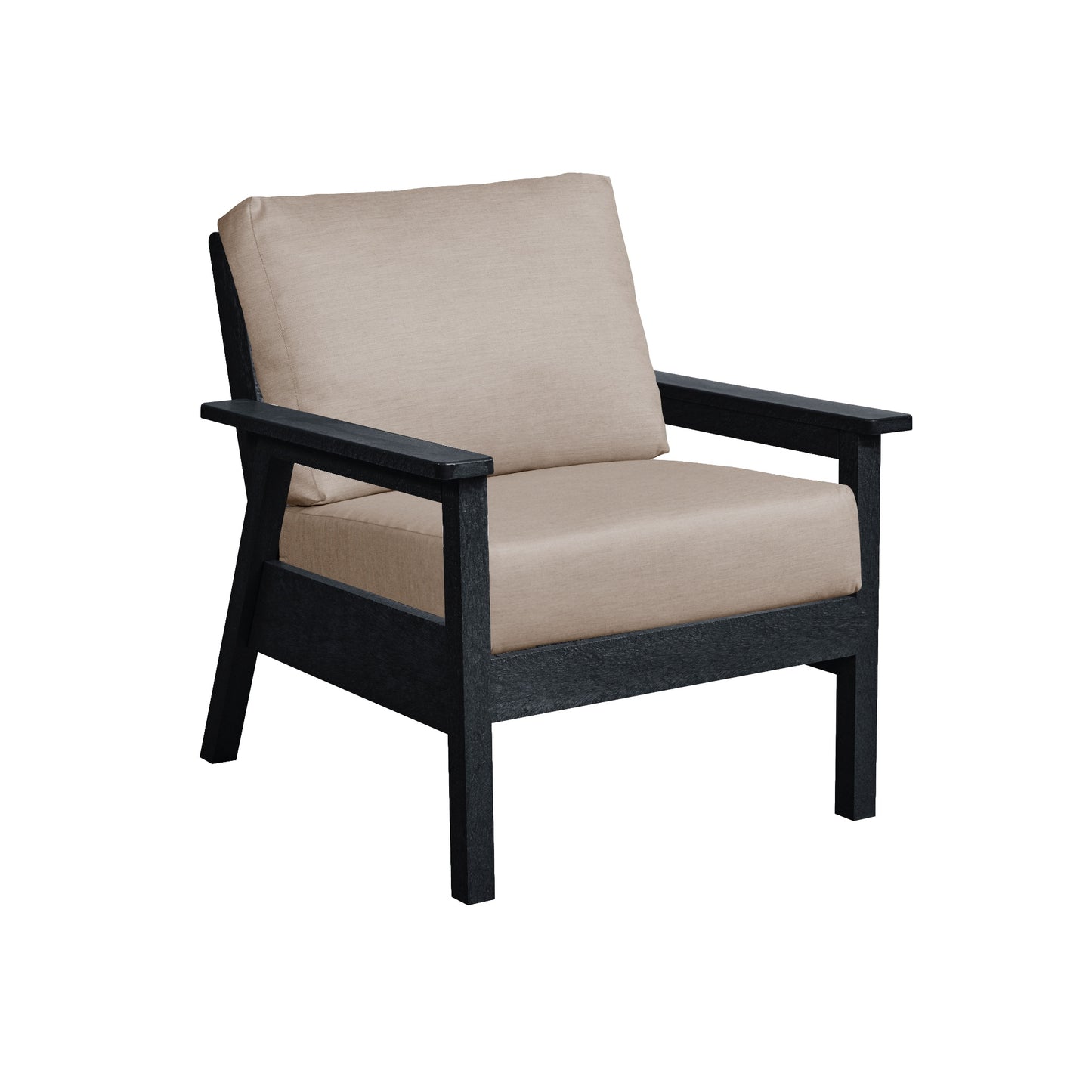 Tofino Chair Black FRAME WITH CUSHIONS - DSF281 [DSF241]