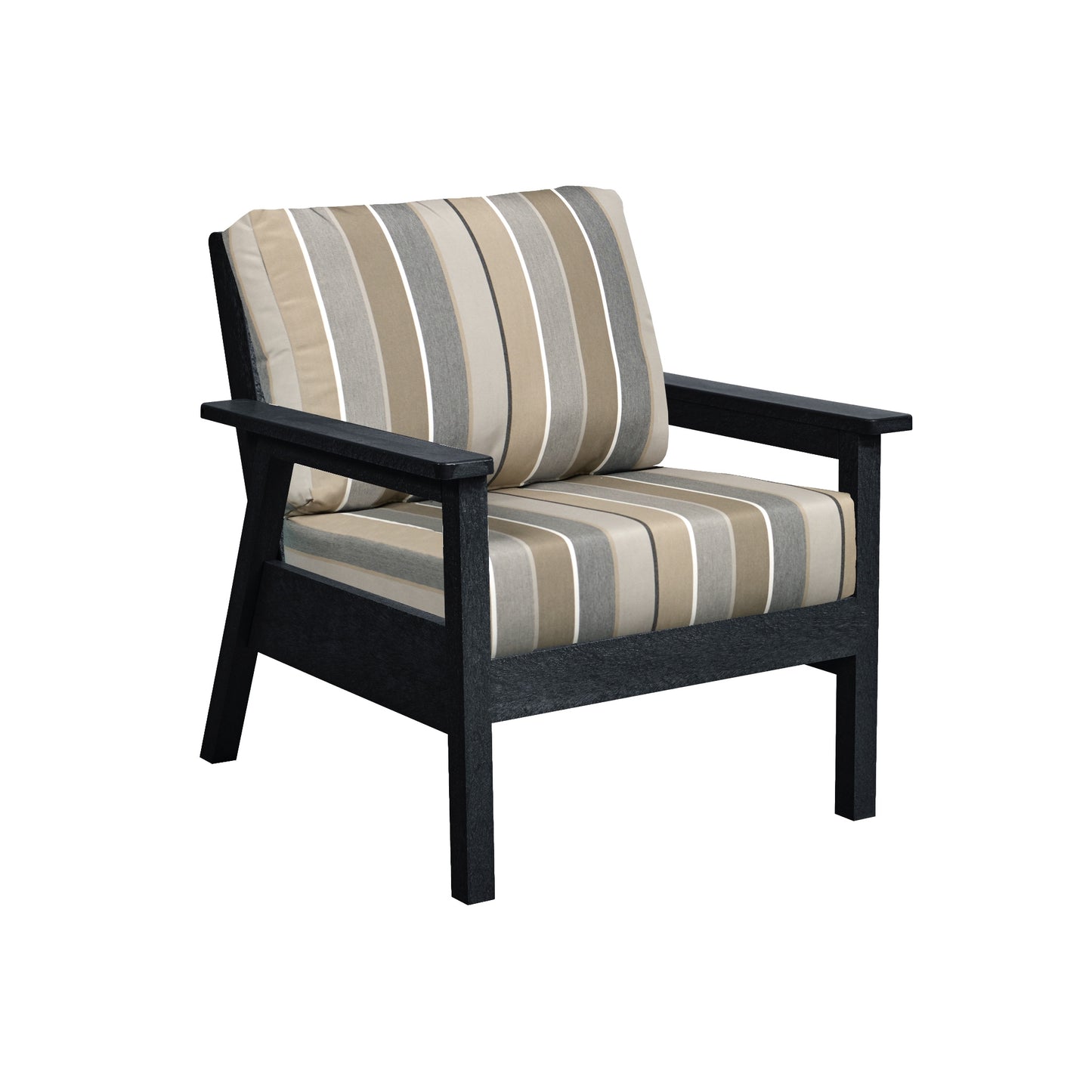 Tofino Chair Black FRAME WITH CUSHIONS - DSF281 [DSF241]