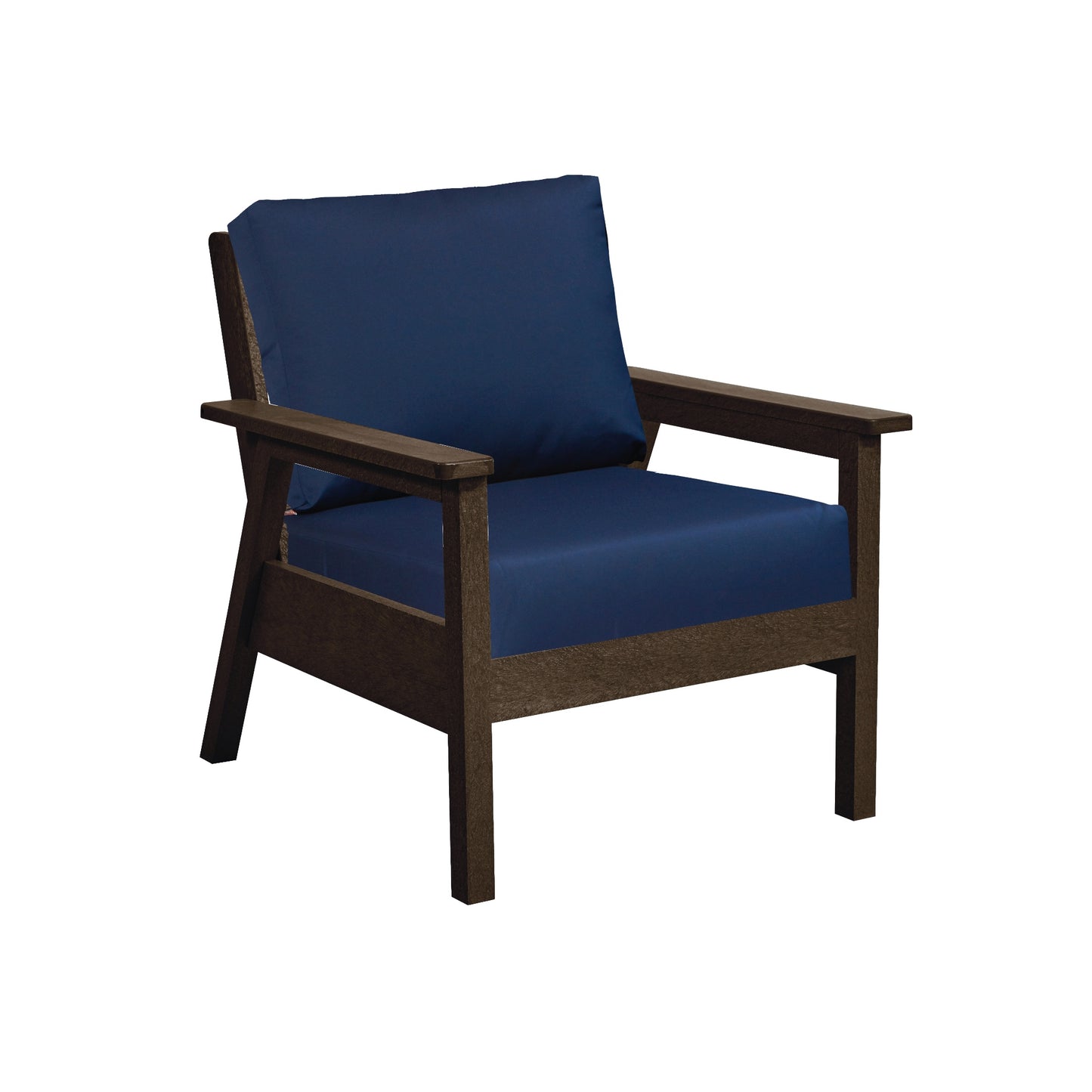Tofino Chair CHOCOLATE FRAME WITH CUSHIONS - DSF281 [DSF241]