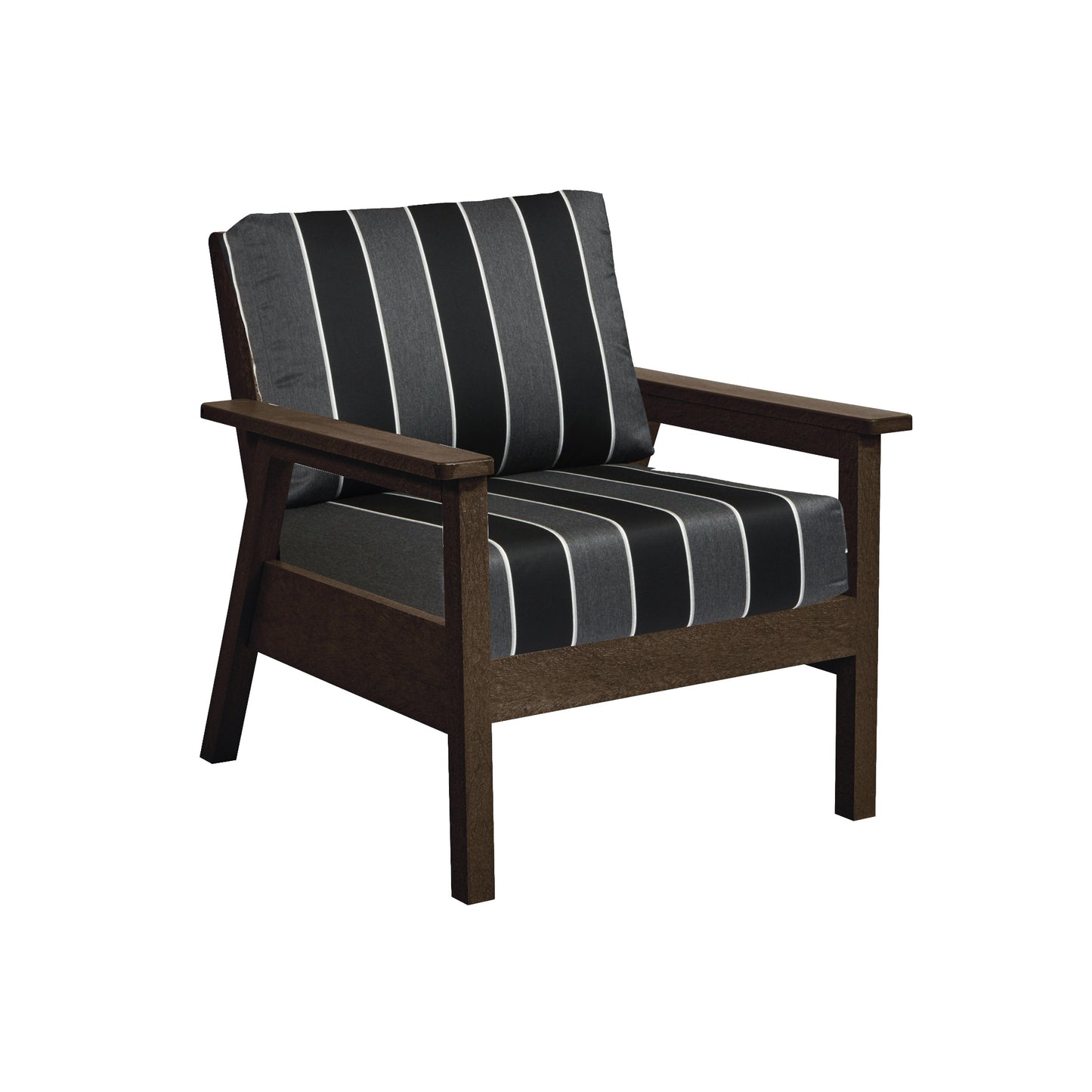 Tofino Chair CHOCOLATE FRAME WITH CUSHIONS - DSF281 [DSF241]