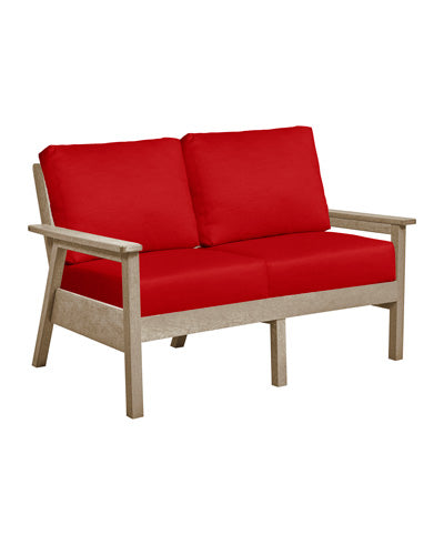 Tofino Loveseat BEIGE FRAME WITH CUSHIONS - DSF282 [DSF242]