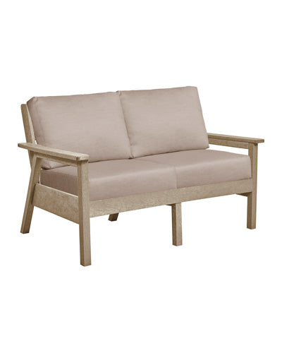 Tofino Loveseat BEIGE FRAME WITH CUSHIONS - DSF282 [DSF242]
