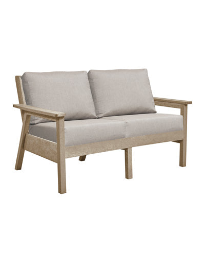 Tofino Loveseat BEIGE FRAME WITH CUSHIONS - DSF282 [DSF242]