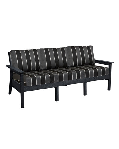 Tofino Sofa BLACK FRAME WITH CUSHIONS - DSF283 [DSF243]